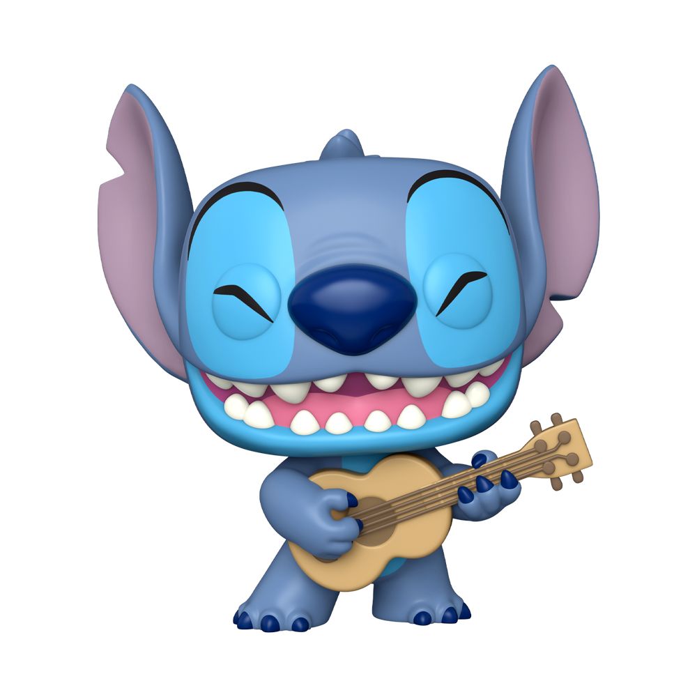 Funko Pop! Jumbo Disney Lilo & Stitch Stitch with Uke 10-Inch Vinyl Figure