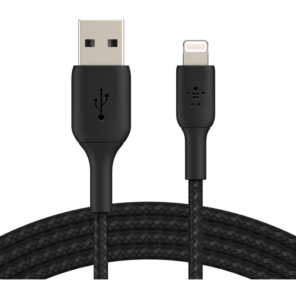 Belkin BoostCharge Lightning Braided Cable 2M Black