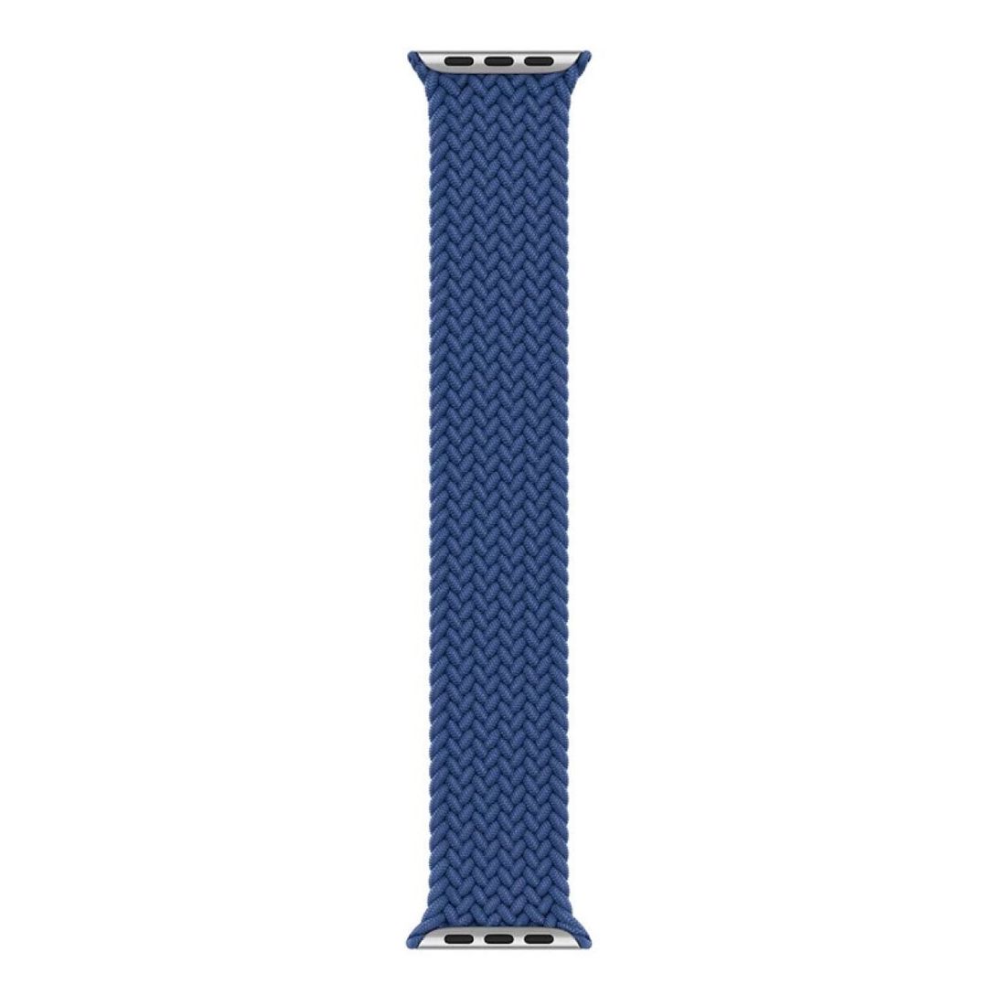 HYPHEN Oxnard Braided Apple Watch Band 42-44mm Medium Blue (Compatible with Apple Watch 42/44/45mm)