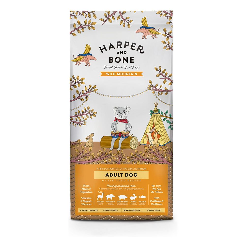 Harper & Bone Grain Free Adult Dog Medium/Large Wild Mountain 12kg