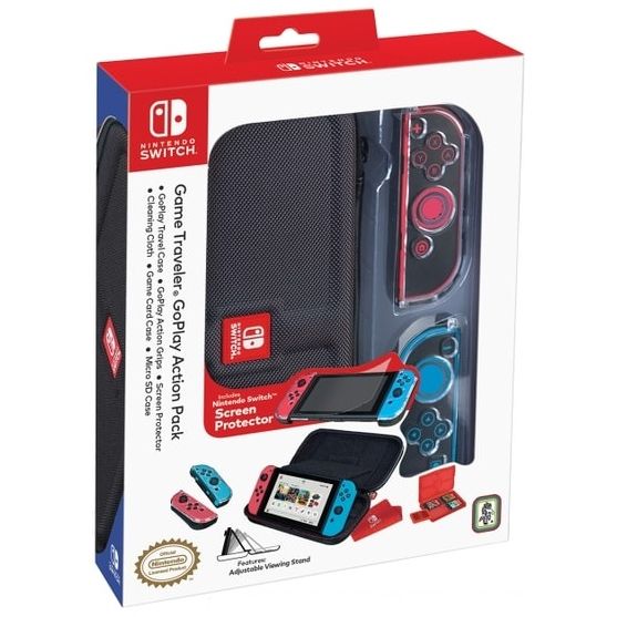 RDS Industries Nintendo Switch Game Traveler Goplay Action Pack