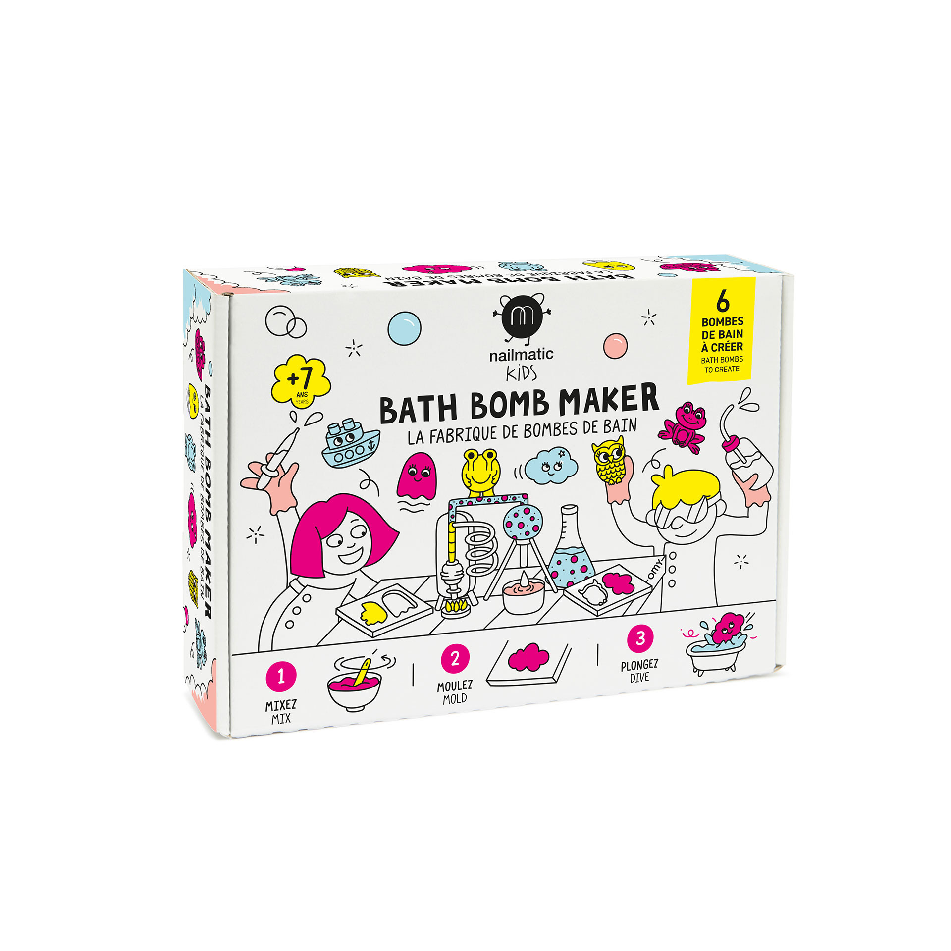 Nailmatic Kids Diy Bath Bomb Maker V2 (Large Box)