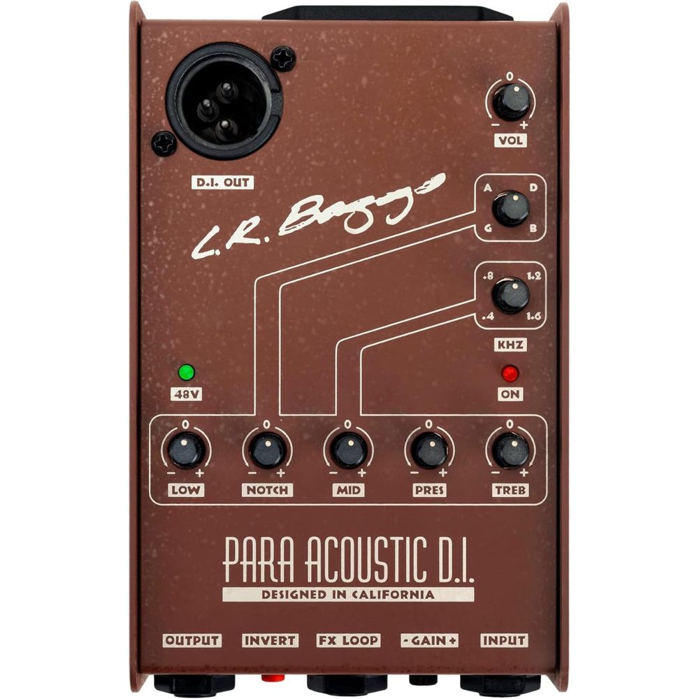 LR Baggs Para DI Acoustic Preamp 5-Band EQ and Direct Box