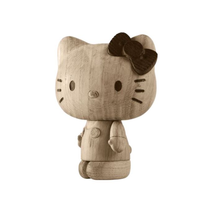 Boyhood Hello Kitty X Oak Wood Display Figure - Small (14cm)