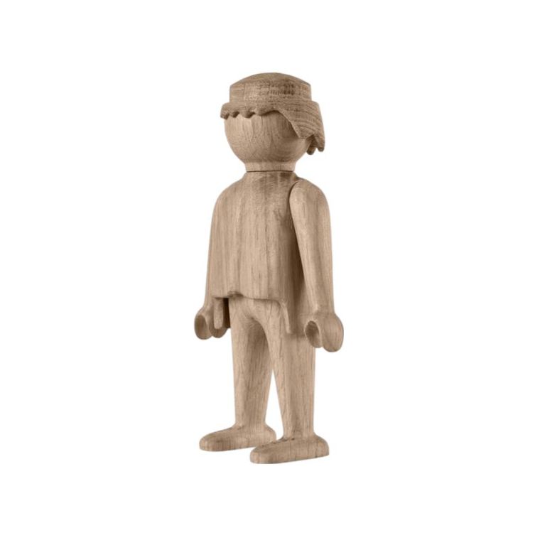 Boyhood Playmobile X Man White Oak Wood Display Figure - Small (17cm)