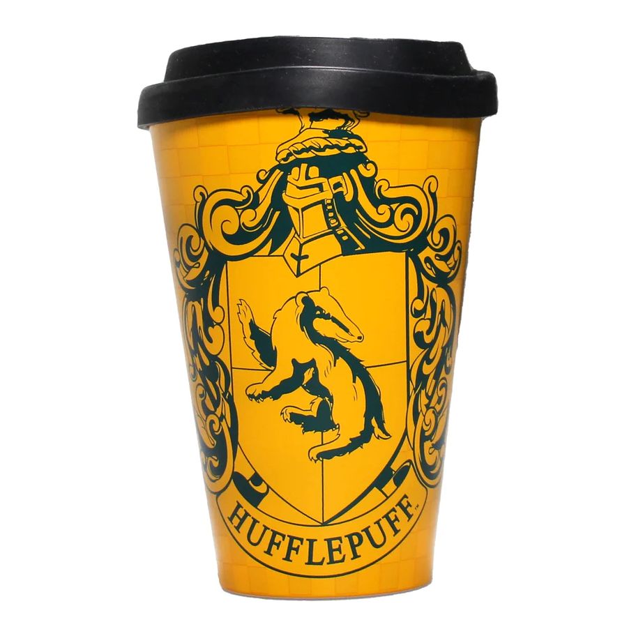 Half Moon Bay Harry Potter Travel Mug 400 ml - Proud Hufflepuff