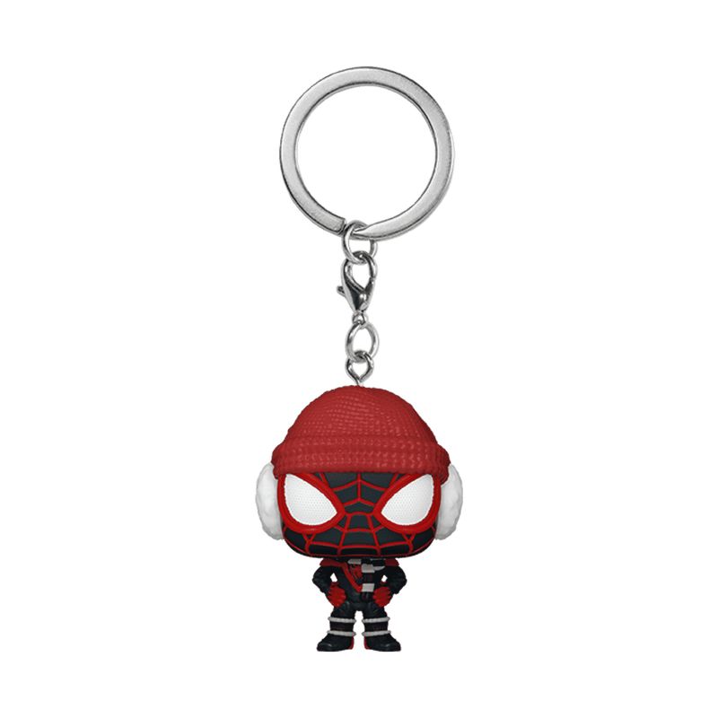 Funko Pocket Pop! Marvel Miles Morales Winter Miles Vinyl Figure Keychain