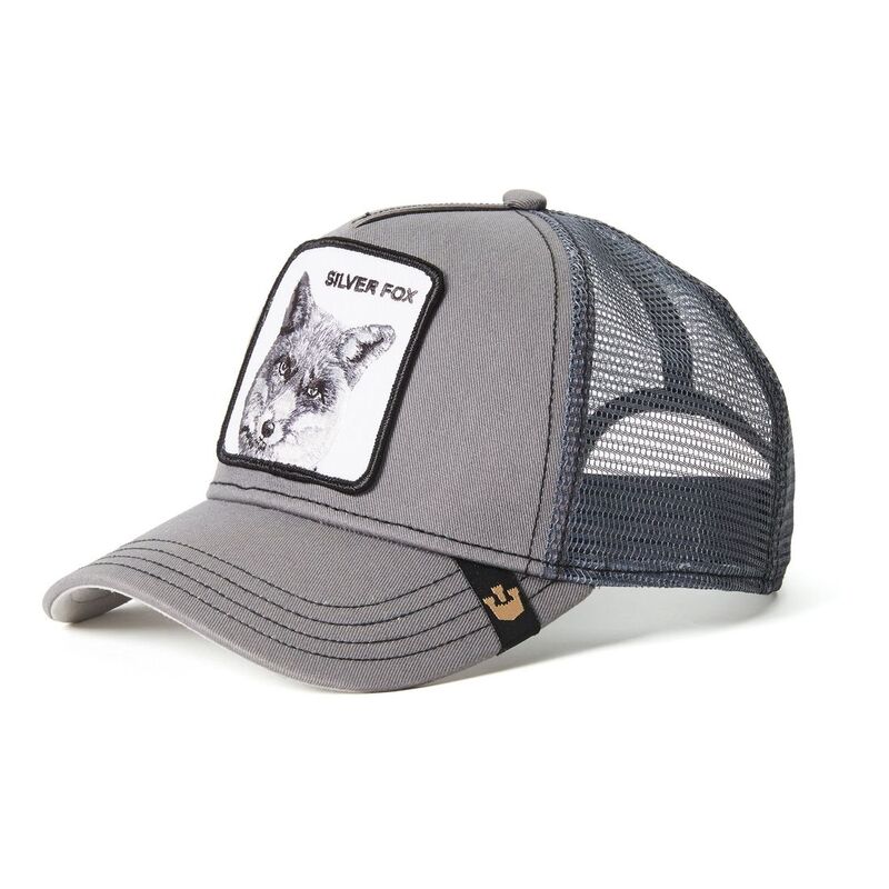 Goorin Silver Fox Unisex Trucker Cap Grey