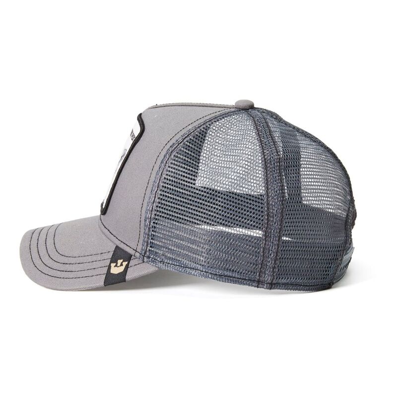 Goorin Silver Fox Unisex Trucker Cap Grey