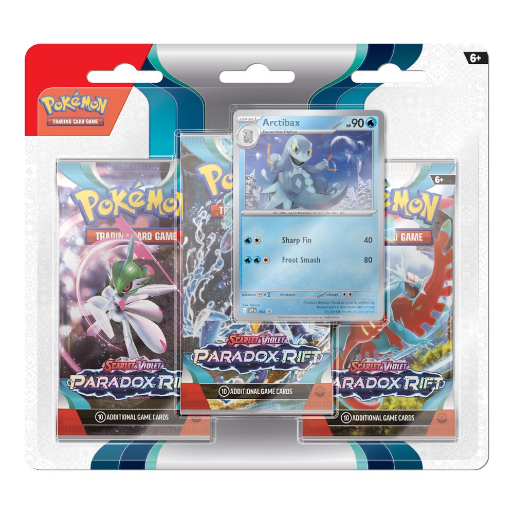 Pokemon TCG Scarlet & Violet 4 Paradox Rift 3 Pack Blister