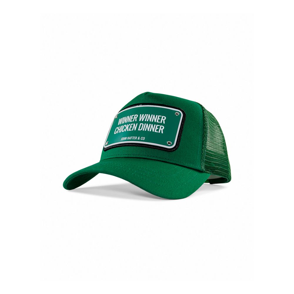 John Hatter Winner Winner Chicken Dinner Unisex Cap Green