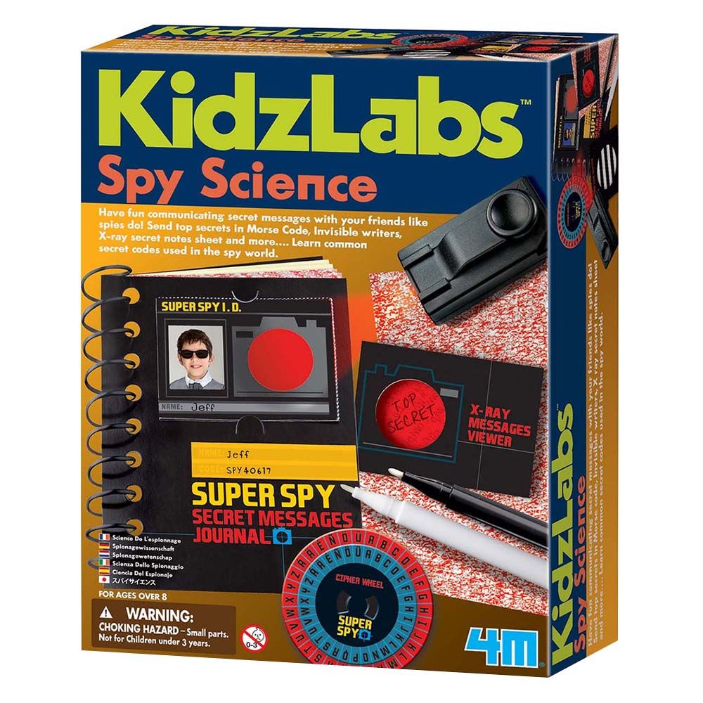 4M Kidz Labs/Spy Science Secret Message Kit