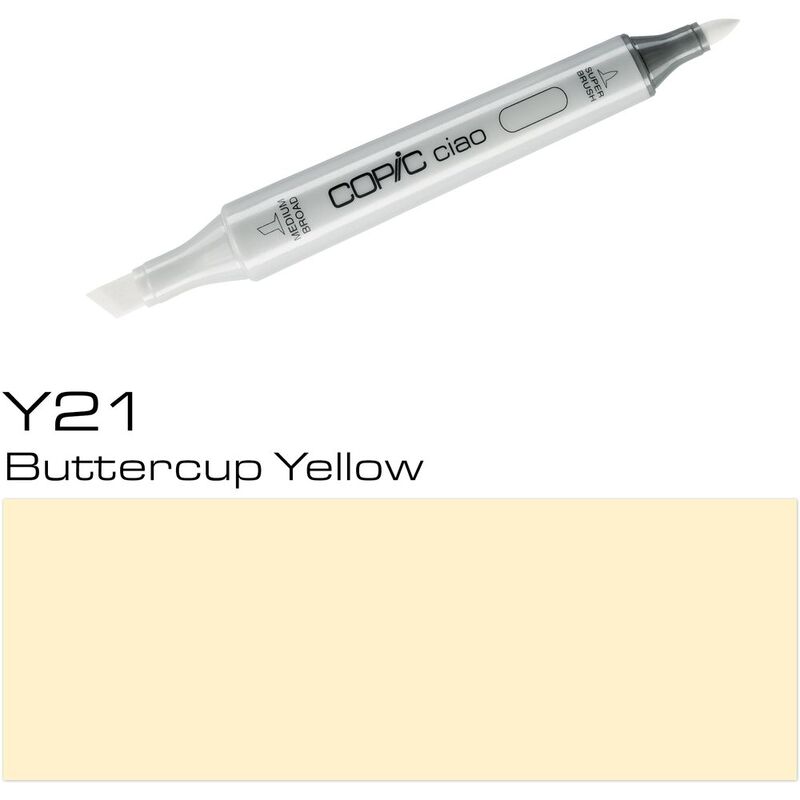 Copic Ciao Refillable Marker - Y21 Buttercup Yellow