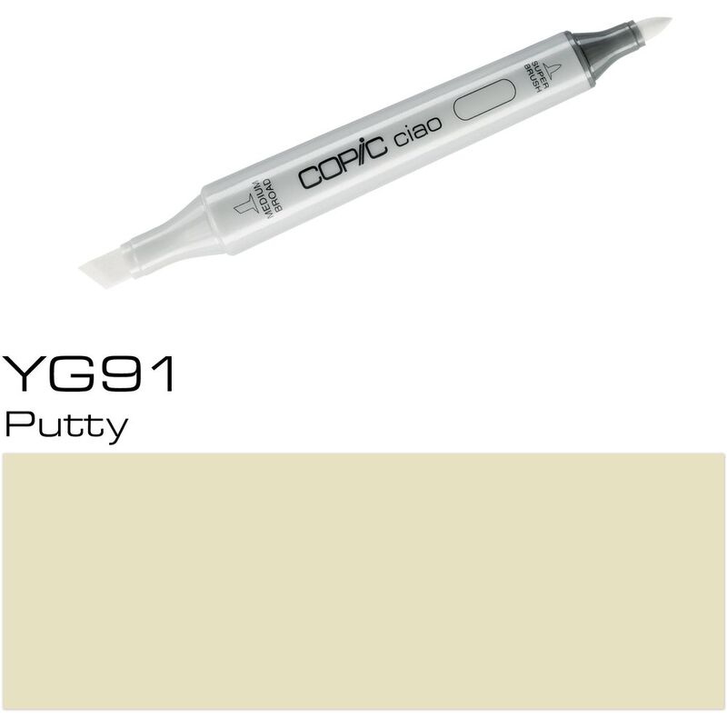 Copic Ciao Refillable Marker - YG91 Putty