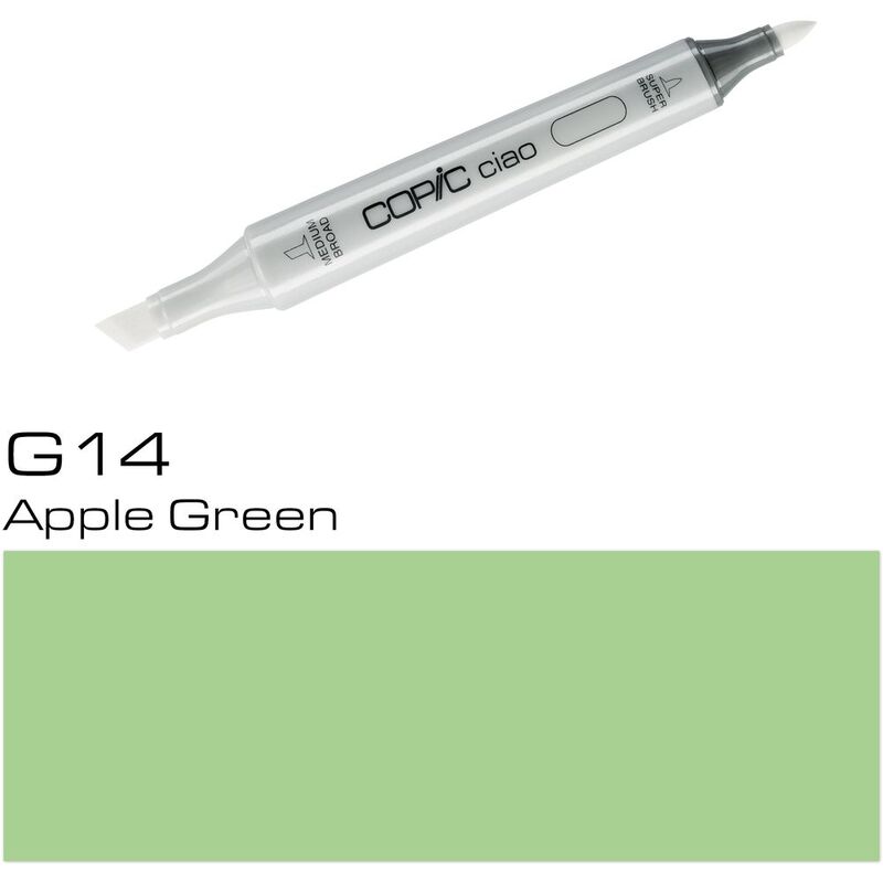 Copic Ciao Refillable Marker - G14 Apple Green