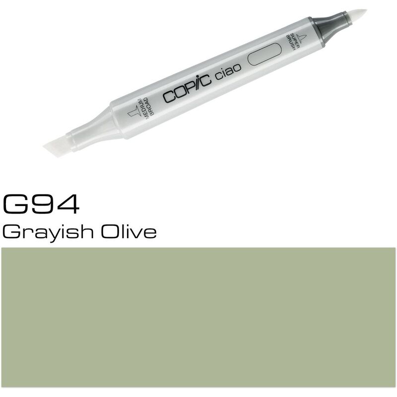 Copic Ciao Refillable Marker - G94 Grayish Olive