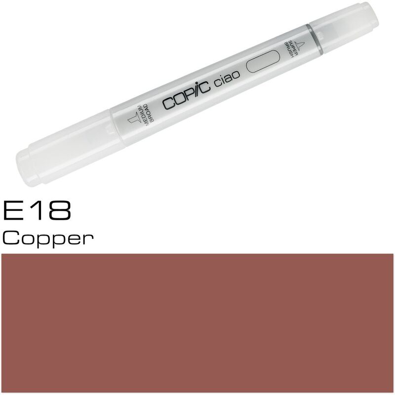 Copic Ciao Refillable Marker - E18 Copper