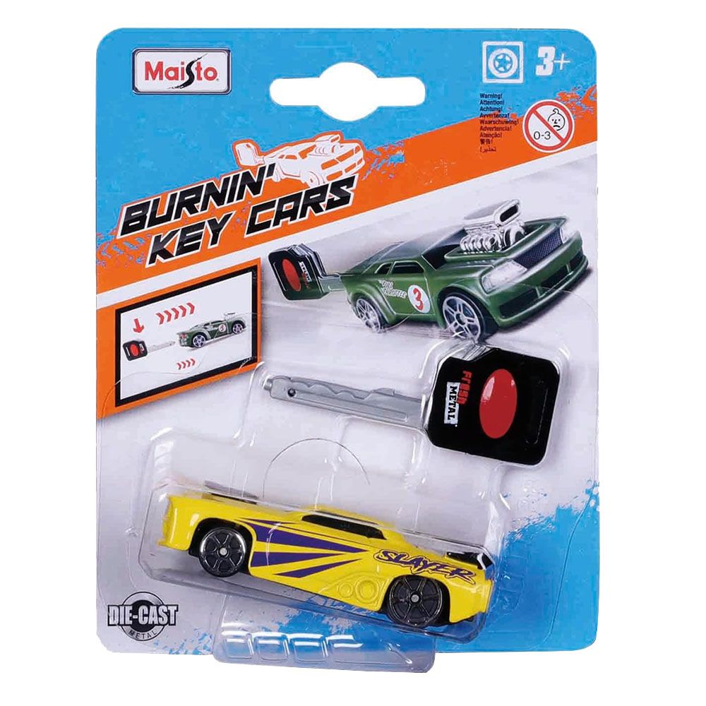 Maisto Burnin Key Cars (Assorted - Includes 1)