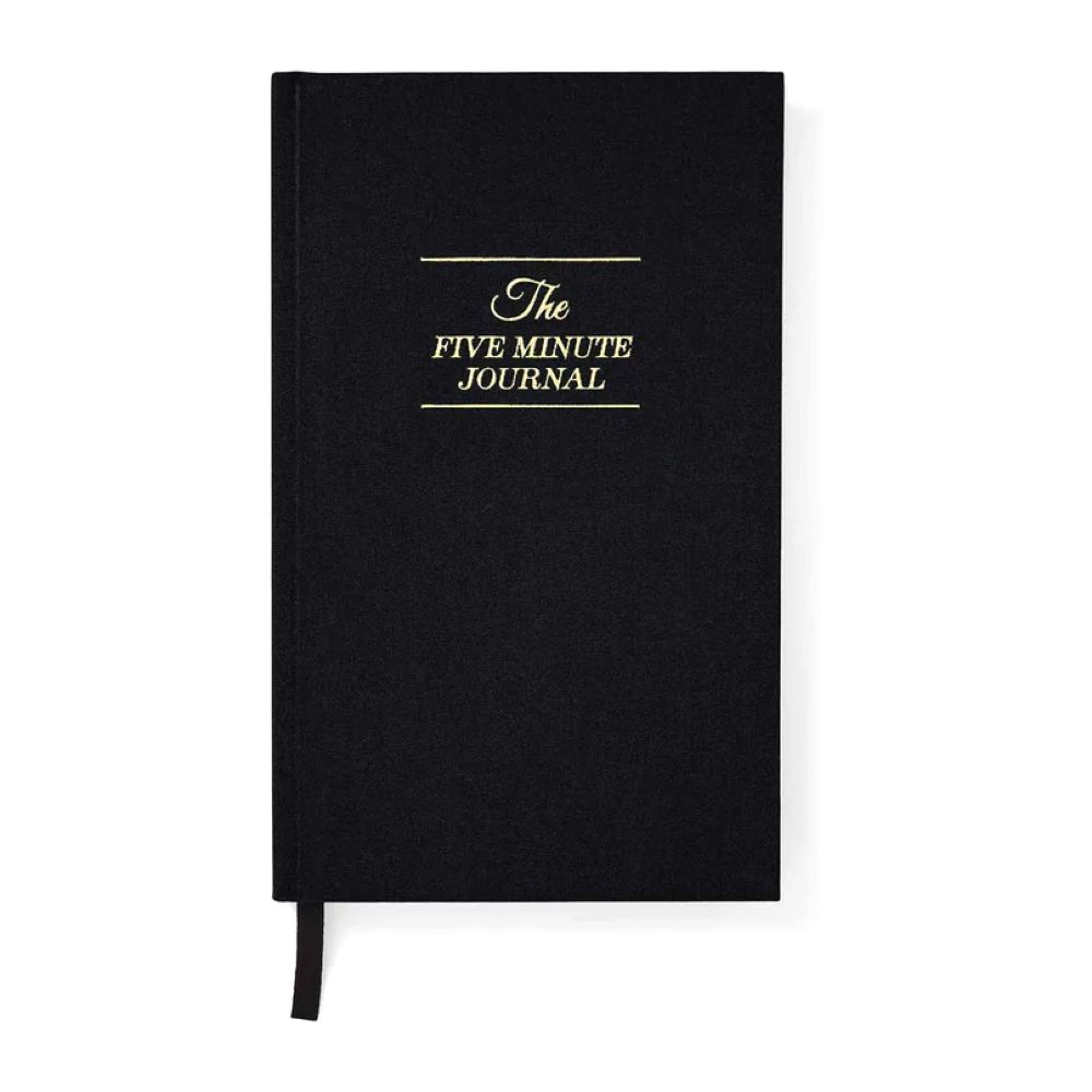 Intelligent Change Five Minute Journal - Black/Gold