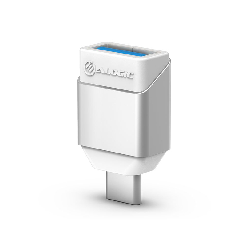 Alogic Ultra Mini USB-C To USB-A Adapter Silver