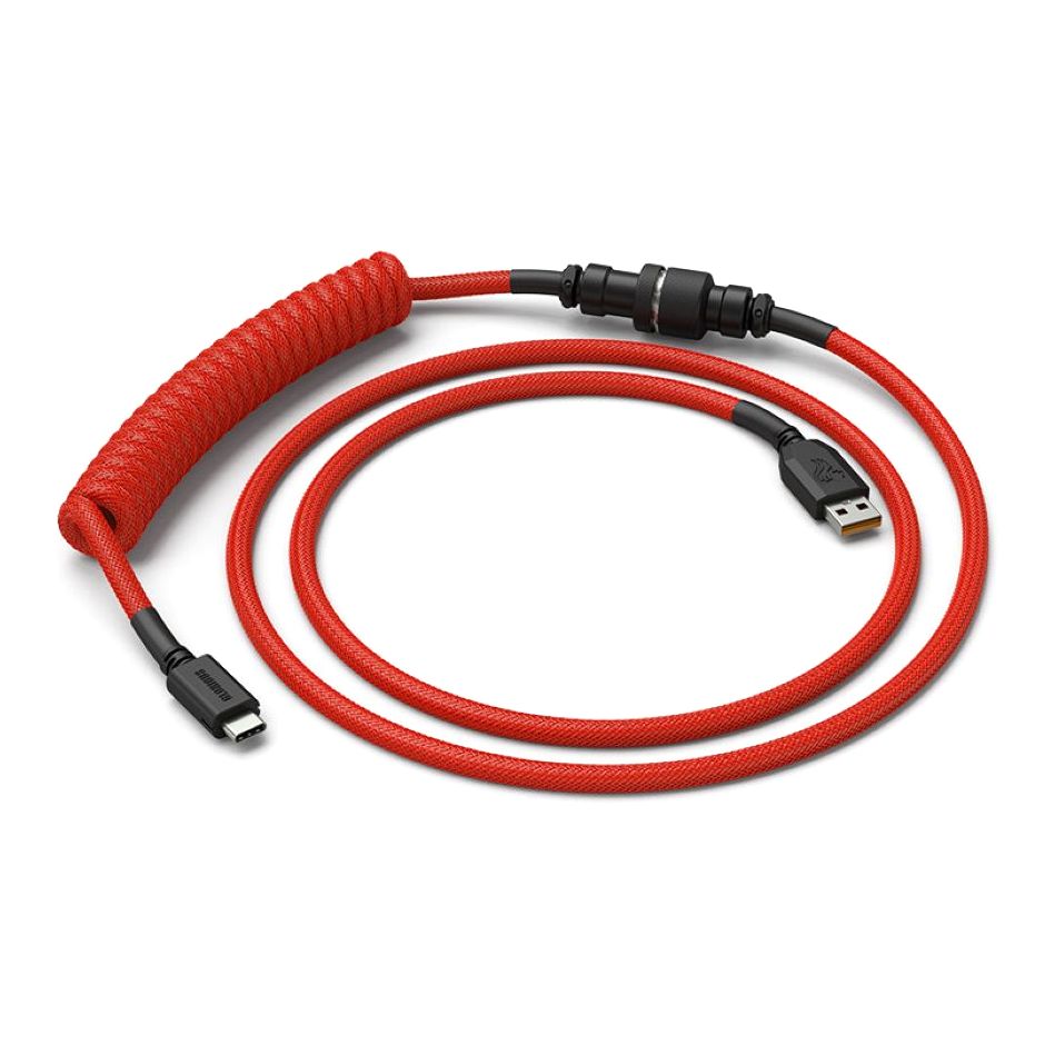 Glorious Coiled Cable Crimson Red