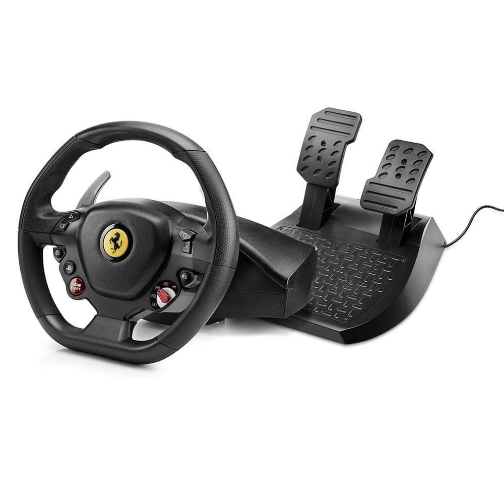 Thrustmaster T80 Ferrari 488 GTB Edition Racing Wheel + Pedals for PS4