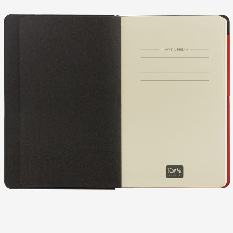 Legami Large Lined Red My Notebook