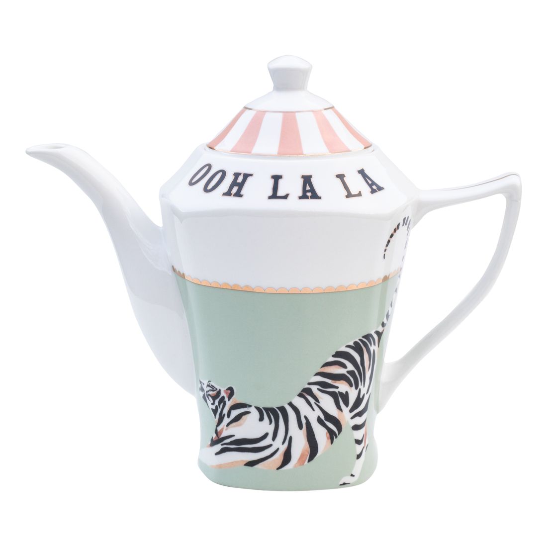 Yvonne Ellen Teapot Ooh La La Tiger New Shape