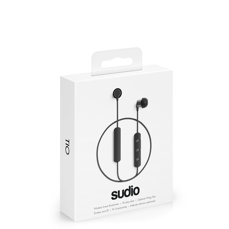 Sudio Tio In-Ear Earphones Black