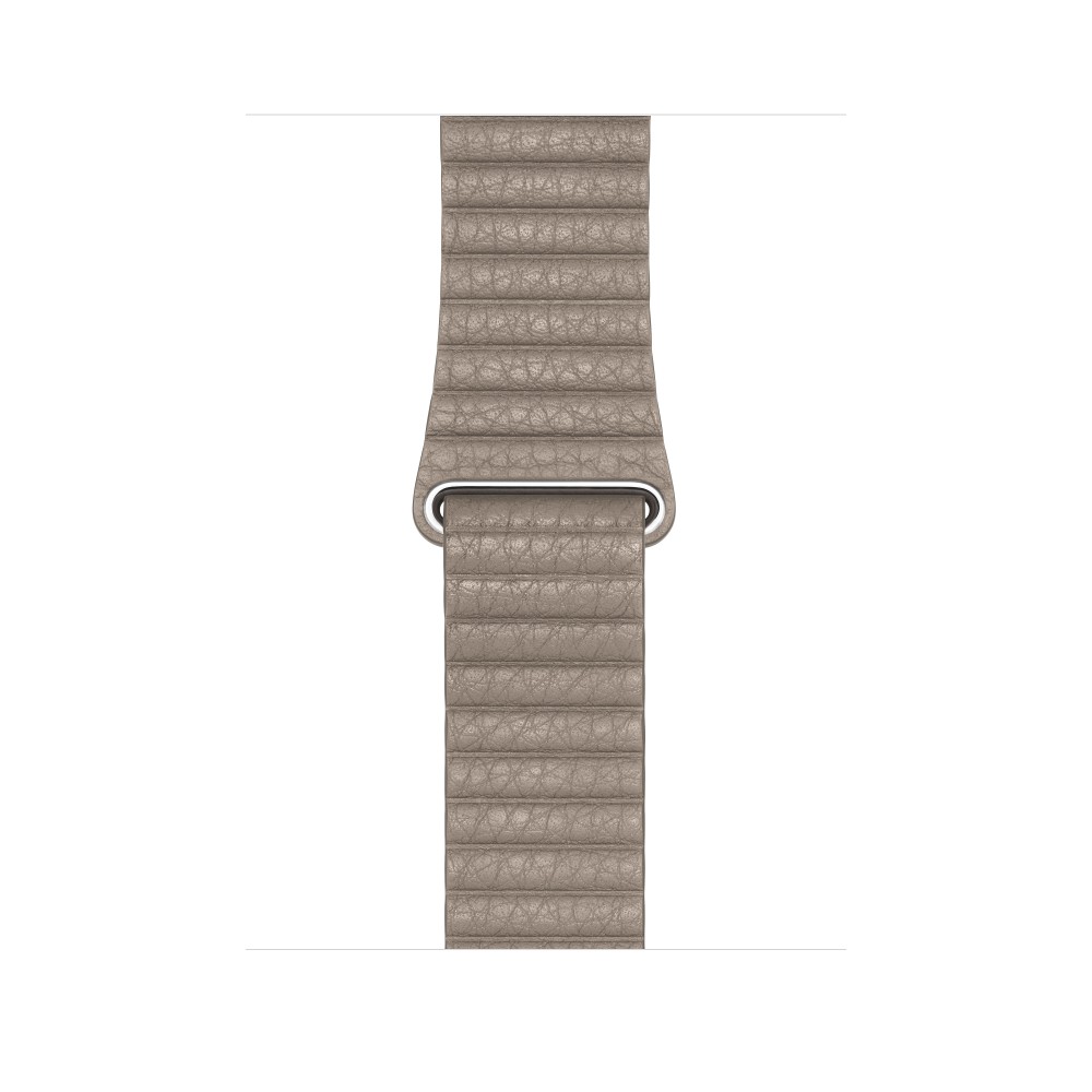 Apple 44mm Leather Loop Stone for Apple Watch Large (Compatible with Apple Watch 42/44/45mm)