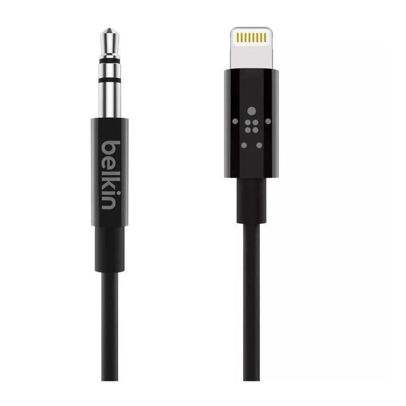 Belkin 3.5mm Audio Cable with Lightning Connector Black 0.9m