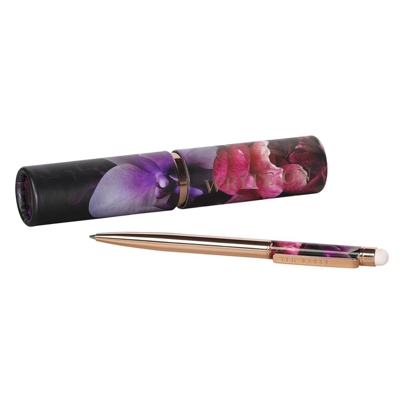 Ted Baker Touch Screen Pen In Tube Black Splendour