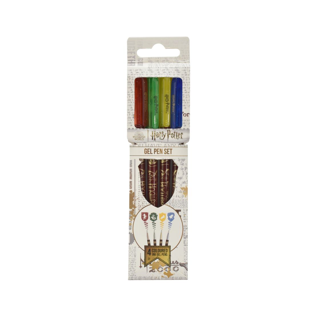 Blue Sky Designs Harry Potter Gel Pens Set (Pack of 4)