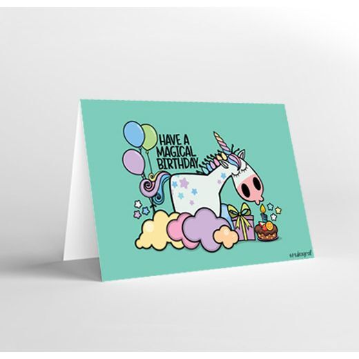 Mukagraf Have A Magical Birthday Greeting Card (17 x 11.5cm)