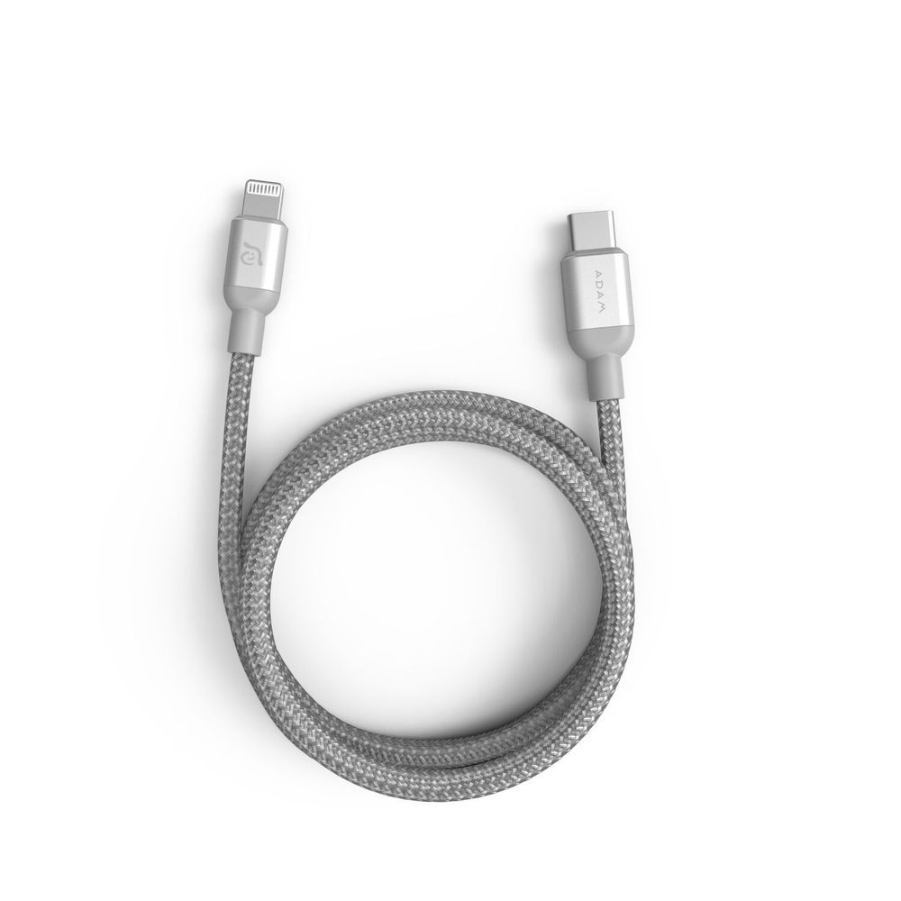 Adam Elements Peak II C120B USB-C to Lightning Cable 120 cm Silver