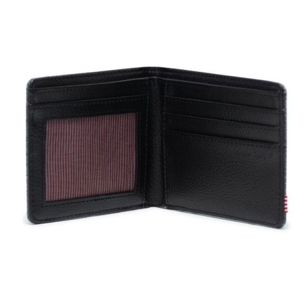 Herschel Hank RFID Wallet Raven Crosshatch