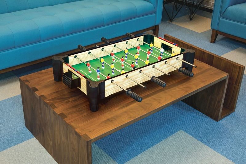 Merchant Ambassador 27 Inch Football Table with Elevated Surface & Legs