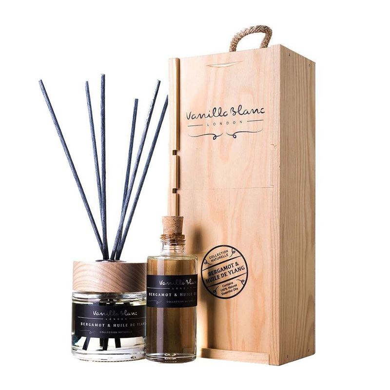 Vanilla Blanc Bergamot & Huile De Ylang Oil of Ylang Natural Reed Diffuser