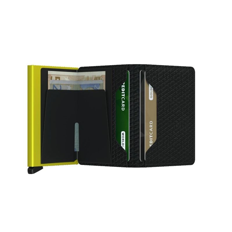 Secrid Slimwallet Leather Wallet Diamond Black