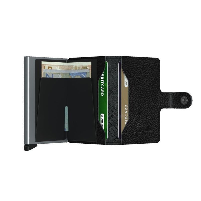 Secrid Miniwallet - Stitch Leather - Linea Black