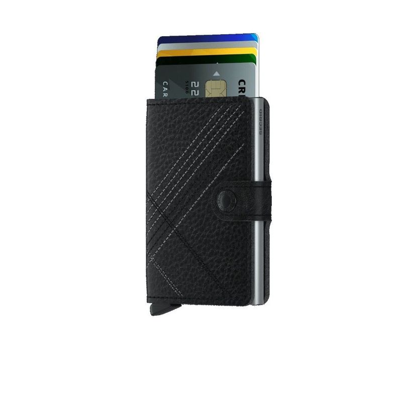 Secrid Miniwallet - Stitch Leather - Linea Black