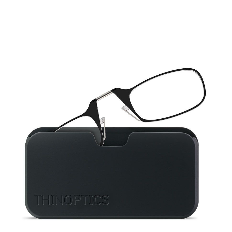 Thinoptics Readers Glasses With Black Universal Pod - Black (1.5)