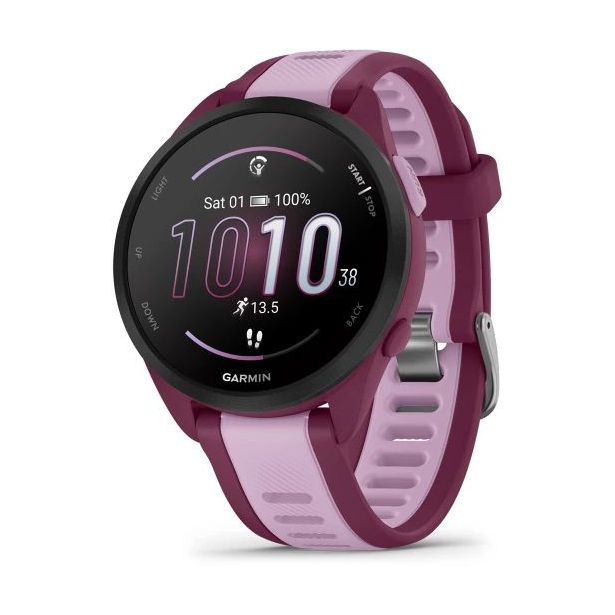Garmin Forerunner 165 Music Fitness Smartwatch - Berry/Lilac
