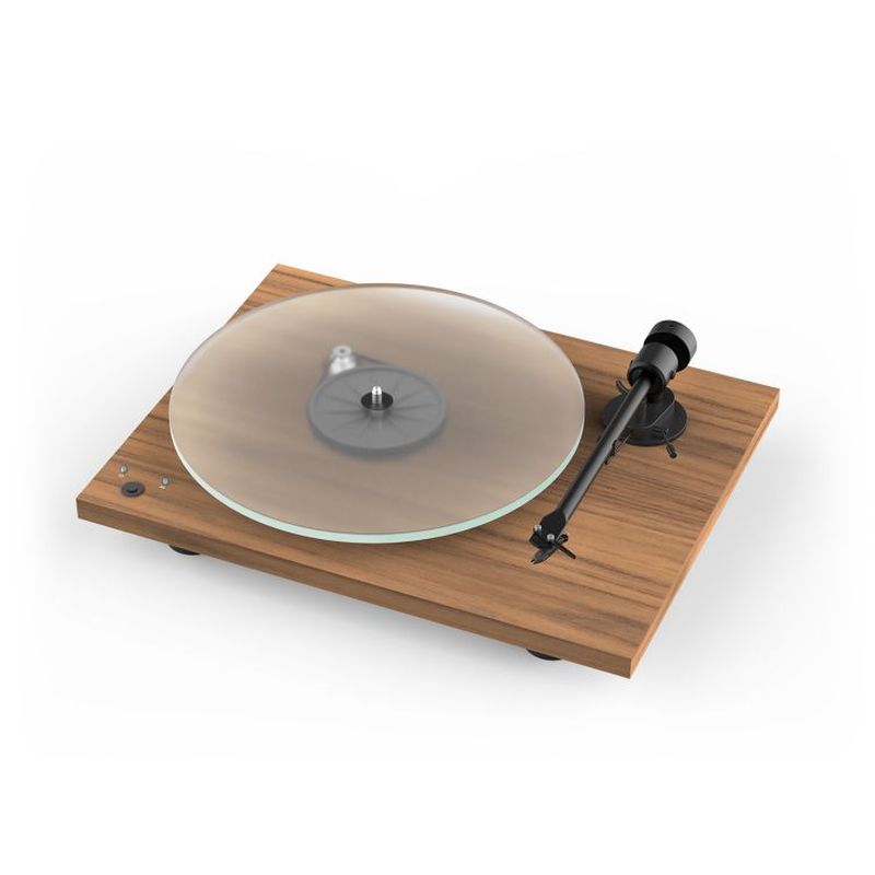 Pro-Ject T1 Phono Belt-Drive Turntable with Ortofon OM5E - Walnut