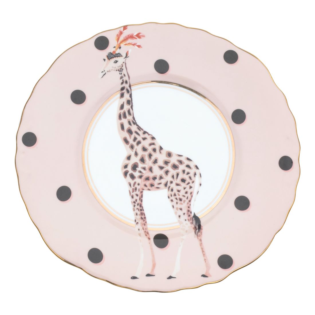 Yvonne Ellen Giraffe Sandwich Plate 22cm