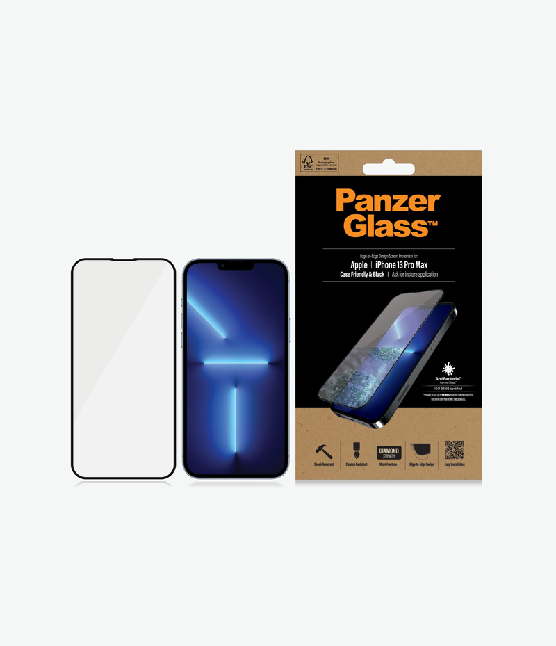 Panzer Glass iPhone 13 pro max Edge to Edge Clear screen protector