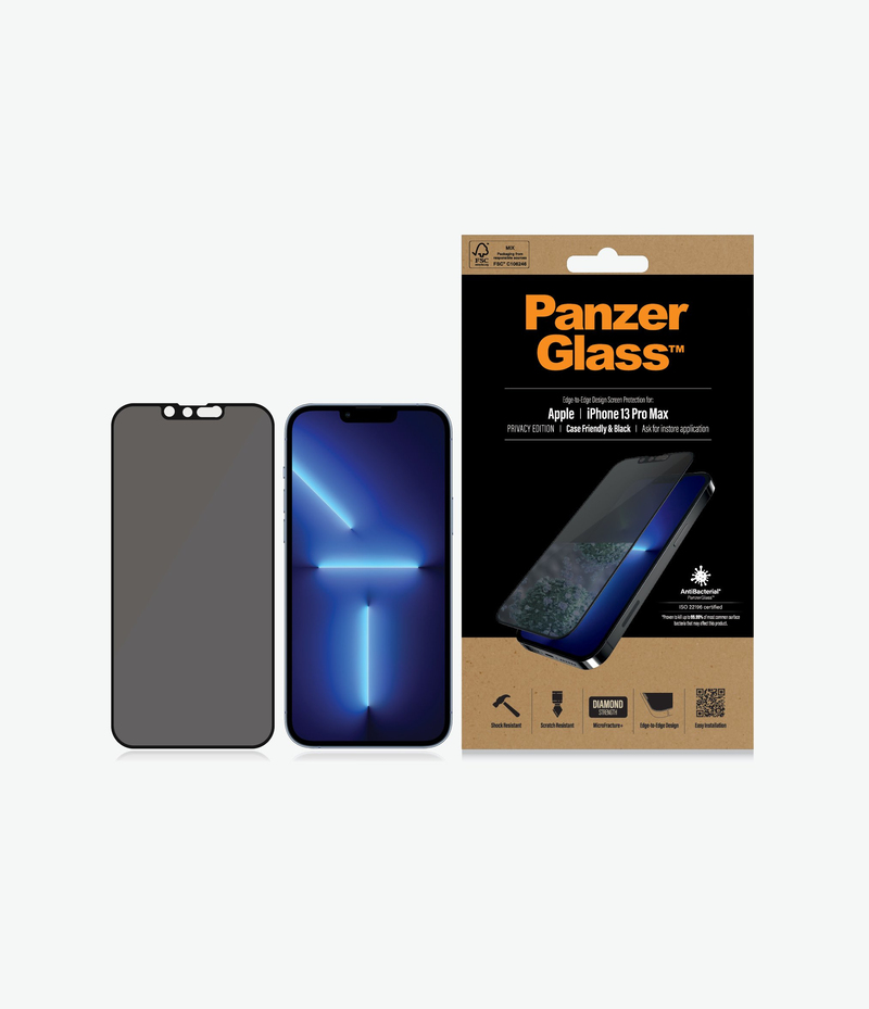 Panzer Glass iPhone 13 pro max Edge to Edge Privacy screen protector