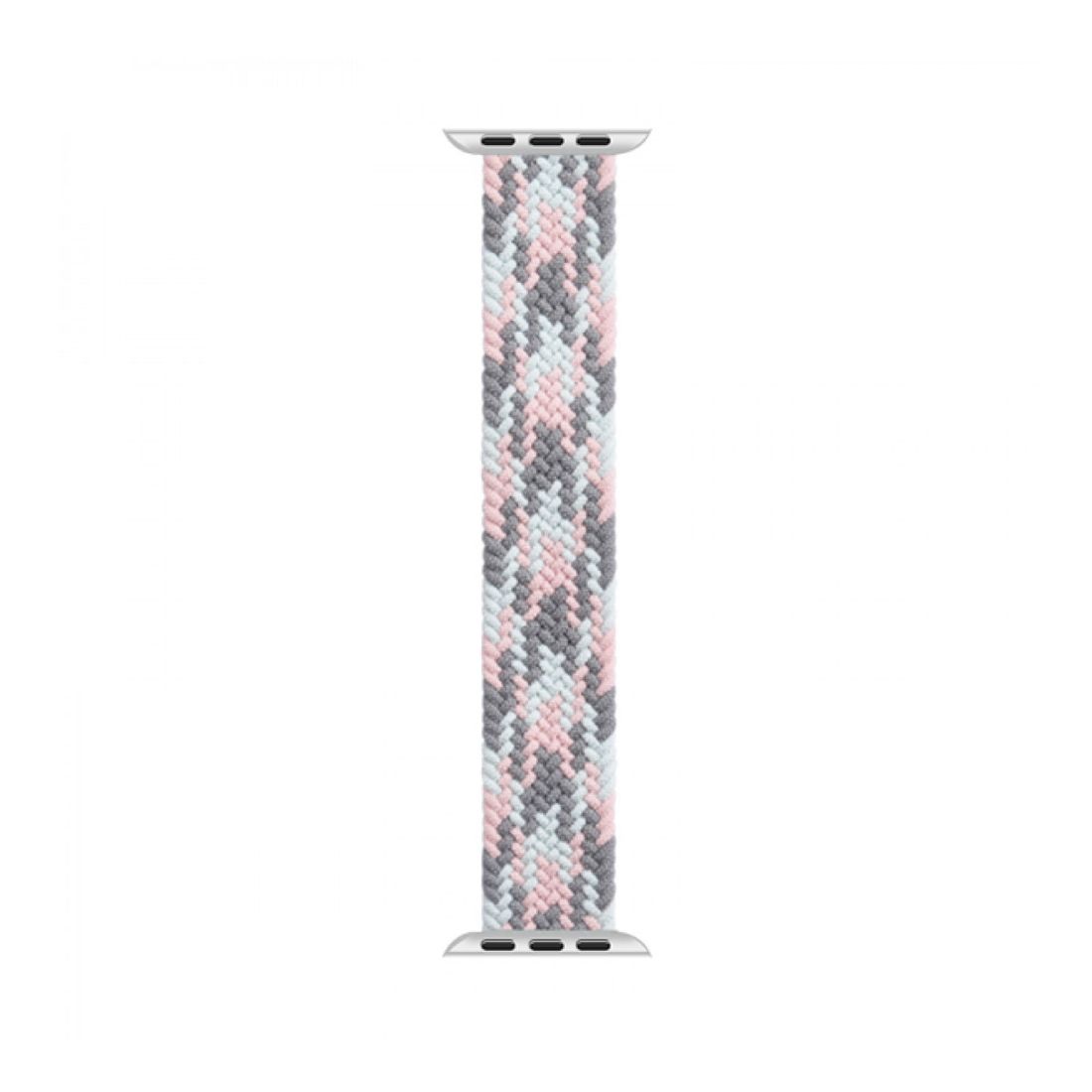 HYPHEN Oxnard Braided Solo Loop Grey/Pink 38-40mm Medium