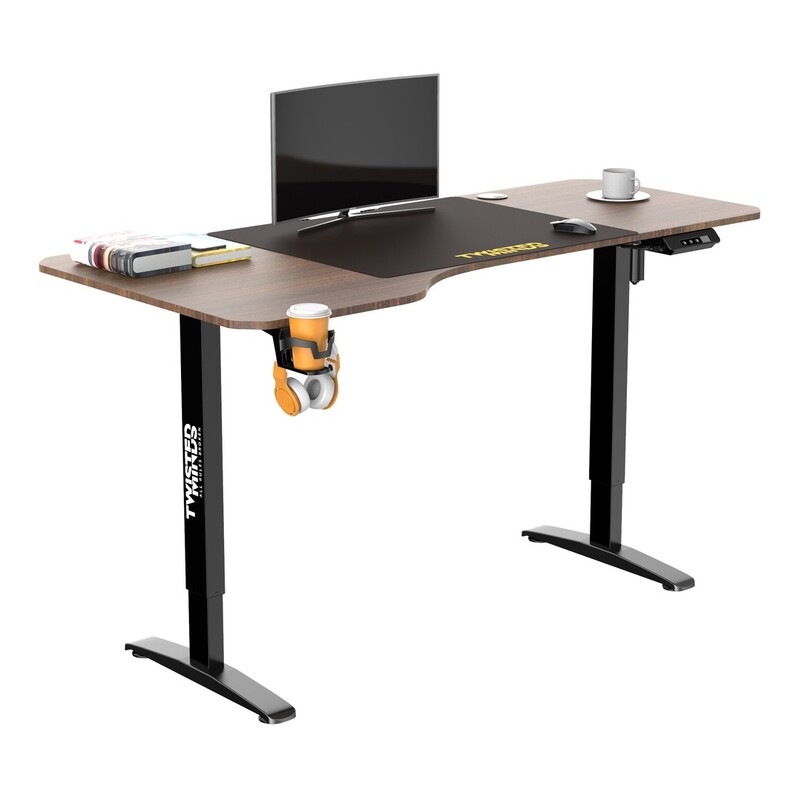 Twisted Minds T Shaped Gaming Desk Electric-Height Adjustable - Left