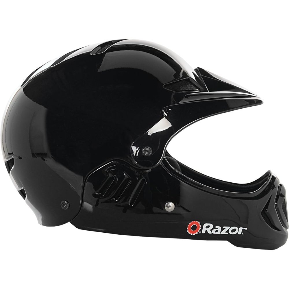 Razor Fullface Gloss Black Child Helmet (Age 5+)